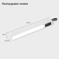 ราคา โคมไฟตั้งโต๊ะพร้อมนาฬิกา LED แบบแม่เหล็กโคมไฟตั้งโต๊ะไฟกลางคืนแบบมัลติฟังก์ชันหมุนได้สำหรับห้องนอนโต๊ะอ่านหนังสือ (21171144985)