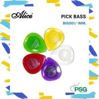 ราคา Alice รุ่น BIG001 Guitar Picks Transparent Electric Bass Waterdrop Shape ขนาด 1 mm หลากสี (8756662633)
