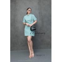 ราคา ป้าย Mirrorsister 20331 1 เดรสแขนสั้นคอปิด ทรงสวยคลาสสิค เรียบแต่โก้ (14403852622)