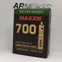 ราคา MAXXIS ยางในจักรยาน รถเสือหมอบ จุกลมยาว 48mm 60mm และ 80mm สำหรับล้อขอบสูง (11673877348)