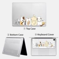 ราคา For MacBook Air Pro13 16 Cartoon Transparent Protective Shell M1 Chip Pro 14 16 15 Inch Pro13 3 2022 M2 Notebook Cover 2021 Air 13 6 2022 M2 Laptop Case and Keyboard Cover (17244204834)