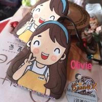ราคา DIY KG 20146 Olivia Keycover ที่เก็บกุญแจ สินค้า handmade ลายสาวน้อย Olivia (4161800583)