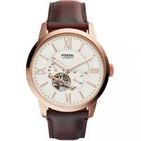 ราคา Fossil Men S Townsman Automatic Dark Brown Leather Watch ME3105 For Men (16608743812)
