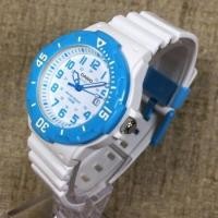 ราคา Win watch shop CASIO นาฬิกาสำหรับผู้หญิงและเด็ก รุ่น LRW 200H 2BV สายเรซิ่นสีขาว ขอบหน้าปัดสีฟ้าสุดน่ารัก สินค้าขายดี มั่นใจ ของแท้ ประกันศูนย์ 1 ปีเต็ม (1206462482)