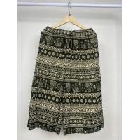 ราคา กางเกงพลีทขา5 ส่วน ลายช้าง (21278553196)