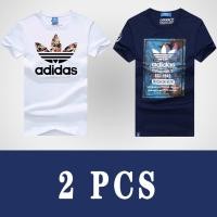 ราคา Adidas เสื้อยืดแขนสั้นสำหรับผู้ชายเสื้อยืดผ้าฝ้ายลายทหารสำหรับฤดูร้อน (17813667919)