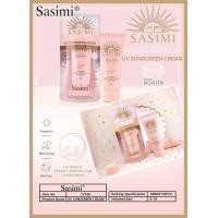 ราคา SASIMI Sun Cream ครีมกันแดด ซาซิมิ Sunscreen Baby skin ผสมกันแดด SPF 50 PA 60g กันน้ำ เนื้อครีมบางเบา ติดทนตลอดวัน (19213675072)