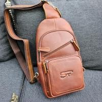 ราคา กระเป๋าสะพายหนังแท้ทั้งใบ ช่องใส่ของใหญ่ สายเป็นหนังปรับสั้นยาวได้ ทรงใหญ่สุดแท้ แบรนด์แท้ STAFF (20953862319)