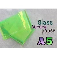 ราคา กระดาษแก้วออโรรา Glass Aurora Paper 2 ขนาด4X40เซน เลือกสีด้านใน (6206144451)