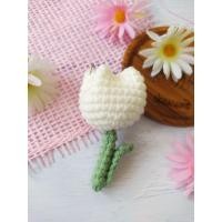 ราคา พวงกุญแจดอกทิวลิป ถักโครเชต์ (21085372839)