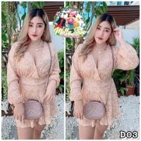 ราคา D03 ร้านนี้ส่งไว จั๊มคุณหนูดอกละมุน ชุดคนอวบ จั๊มสาวอวบ ชุดคนอ้วนสวยๆ ชุดสาวอวบ ชุดคนอวบแฟชั่น ชุดสาวอวบแซ่บๆ ชุดผู้หญิงอวบอ้วน ชุดสาวอวบอ้วน จั๊มคนอ้วน (14271305319)