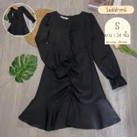 ราคา เดรสโทนสีดำ มือสอง (21283674306)