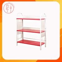ราคา ชั้นเหล็กวางของขาเหลี่ยม ชั้นเหล็ก 3 ชั้น ชั้นเก็บผ้า ชั้นวางอุปกรณ์ ชั้นเหล็กอเนกประสงค์ มีให้เลือกถึง3 สีฟ้า ชมพู เขียว (9479028713)