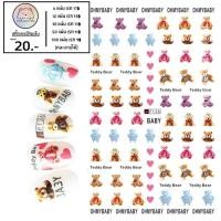 ราคา สติ๊กเกอร์ติดเล็บ รูปหมี ลายหมี หมี ตุ๊กตาหมี (15961845470)