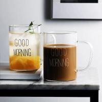 ราคา DT01 16 แก้วสกรีนลาย Good morning มีหูจับ 500ml (6704928782)