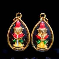 ราคา จี้พระ พระเครื่อง จี้กุเวรน้อยร้อยล้าน ลงยา พุทธคุณ เสริมด้านการงาน การเงิน เจริญร่ำรวย เลี่ยมพลาสติกกรอบทองไมครอน ขนาด2 2 3 5ซม (17228027247)