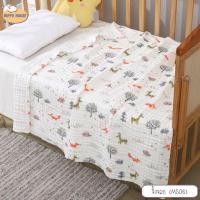 ราคา ผ้าห่อตัวมัสลินไร้ขอบทอหนา 4 ชั้น ผ้าห่มมัสลิน ผ้าอ้อมมัสลิน Muslin Blanket (8707465921)