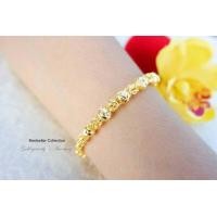 ราคา ManeeNopparut มณีณพรัช สร้อยข้อมือ งานหุ้มทองคำแท้ น้ำหนัก 1 บาทรุ่น BK001128 (1374382122)