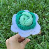 ราคา ดอกกุหลาบไหมพรม พร้อมจัดส่ง งานไหมพรม ของขวัญปัจฉิม (21253398149)