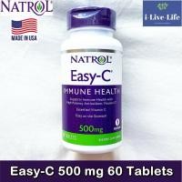 ราคา วิตามินซี Easy C 500 mg 60 Tablets Natrol วิตามินซี แคลเซียม (5496526069)