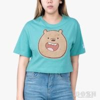 ราคา DOSH WOMENS CROPPED T SHIRTS WE BARE BEARS เสื้อยืดทรงครอป ผู้หญิง DBBWT1023 GE (16956877937)