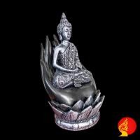 ราคา พระพุทธรูป พระพุทธ ปางสมาธิ ปางตรัสรู้ ประทับในฝ่ามือพระนางสิริมหา ฐานดอกบัว อบอุ่นสงบในธรรม จำลองสีสไตล์เก่าโบราณ มี 3 สีให้เลือก วัสดุเรซิ่นเกรดพรีเมี่ยม (11201291205)