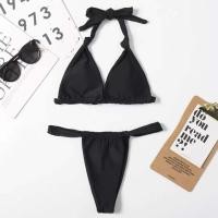 ราคา ชุดว่ายน้ำทูพีชสองชิ้นเซ็กซี่น่ารัก Two piece bikini set (21186456538)