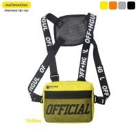 ราคา NtpSS กระเป๋าคาดหน้าอก รุ่น N1818 แฟชั่น Streetwear Hip Hop ทรงสี่เหลี่ยมผืนผ้า สายปรับระดับได้ วัสดุผ้าใบ มี 4 สี ดำ เทา เหลือง ส้ม สไตล์เท่ๆ (20478425743)