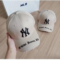 ราคา แท้ หมวก MLB New York Gothic Address Ball Cap หมวก NY ปัก 161st สีครีม (19112575273)