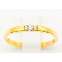 ราคา Happy Jewelry แหวนเม็ดเดี่ยว น่ารักๆ ทองแท้ 9k 37 5 เพชรเกสร ME532 (16829935711)