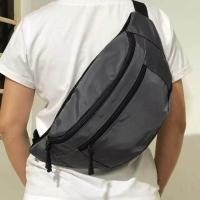 ราคา Ready Stock Korean Fashion L Size Waist Bag Chest Bag Sling Bag Soft Smooth Nylon (16491366741)