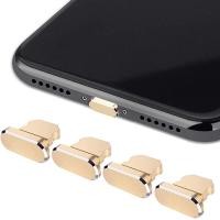 ราคา 4ชิ้น ชุดอะลูมินัมอัลลอย Plug Anti Debu สำหรับ iPhone 14 13 12 Pro Max 11 Mini XR 8 Plus iPad AirPods Series ฝาครอบพอร์ตไลท์นิ่ง (19518805840)