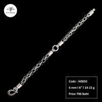 ราคา ฮักเงินน่านพร้อมจัดส่ง สร้อยข้อมือเงินแท้ 92 5 สร้อยข้อมือห้อยตะกรุด สร้อยข้อมือรมดำขัดเงา สร้อยข้อมือผู้หญิง 5 นิ้ว (20816366843)