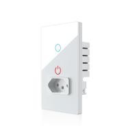 ราคา Tuya ปลั๊กสวิตช์ผนังอัจฉริยะ Wifi ไร้สาย เต้าเสียบปลั๊กไฟเซ็นเซอร์สัมผัสหน้าจอโทรศัพท์รีโมทโดย Alexa dot Google Home (21341596077)