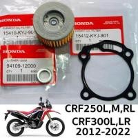 ราคา ของแท้ มอเตอร์ไซค์ ไส้กรองน้ำมันเครื่อง ประเก็น แหวน สำหรับ รุ่น ฮอนด้า CRF CBR250 CB300R CRF250 CRF300 REBEL300 ราคาต่อ1 ชุด (20920995148)