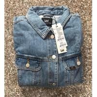 ราคา Lee เสื้อแจ็คเก็ตผู้หญิง ผ้ายีนส์ไม่ยืด Cotton 100 สียีนส์ฟอก ของแท้จากShop (19062918595)