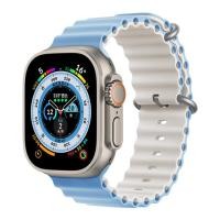 ราคา สายนาฬิกาข้อมือซิลิโคน สําหรับ apple watch ultra 2 49mm Ocean strap silicone bracelet สายแอปเปิ้ลวอช iWatch Serie 9 8 7 6 5 4 3 se 2 สาย 41mm 45mm 44mm 40mm 38MM 42MM band (17122743950)