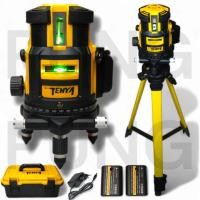 ราคา TENYA เครื่องวัดระดับเลเซอร์ 5 เส้น แสงสีเขียว เลเซอร์วัดระดับแม่นยำทั้งแนวตั้งและแนวนอน (20516994238)