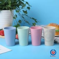 ราคา FI แก้ว แก้วน้ำฟางข้าวสาลี วัสดุจากธรรมชาติ ปลอดสารพิษ แก้วน้ำสามารถรี้ไซเคิ้ลได้ ขนาด 7 2 10 4 cm ปลีก ส่ง (12196911457)