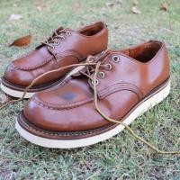 ราคา ส่งฟรี 9Us 27cm รองเท้า Redwing 8103 Moc Toe Oxford Oro russet Portage Pre owned Authentic USA (21388051049)