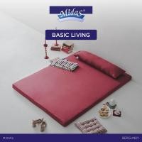 ราคา Midas ที่นอนนุ่มสบาย น้ำหนักเบาสบาย รุ่น Basic Living Burgundy ส่งฟรี (17480317423)