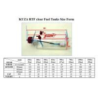 ราคา ถังน้ำมันเบนซิน Kuza แบบใส 260cc 500cc มีหลายขนาด ถัง ถังใส่น้ำมัน DIY d i y เครื่องบินน้ำมัน RC (17562813820)