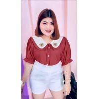 ราคา 305 R รวมแบบเสื้อสาวอวบสีแดง รับตรุษจีน เสื้อสาวอวบสีแดงแบบน่ารักๆ (17378089283)