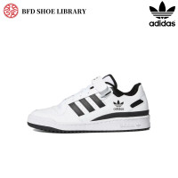 ราคา กล่องเดิม adiads originals FORUM Low รองเท้าผ้าใบหุ้มข้อต่ำสวมใส่สบายสำหรับผู้ชายสีขาวและสีดำ (20696443607)