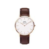 ราคา DW นาฬิกาคู่รักบางเฉียบนาฬิกาควอตซ์ข้อมือกันน้ำธุรกิจชายและหญิงนาฬิกาข้อมือนักเรียน (14297721878)