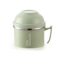 ราคา ถ้วยใส่อาหาร Stainless steel bowl ชาม ชามสแตนเลส ถ้วยข้าว ชามมีหูจับ ถ้วยสแตนเลส ถ้วยชาม ชามใส่อาหาร กล่องข้าว กล่องอาหาร มี 3 สีให้เลือก (12493037412)