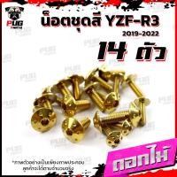 ราคา น็อตชุดสีR3 ปี 2019 1ชุด 14 ตัว น็อตชุดสีR 3 2019 YZF R3 น็อตR3 น็อตYFZ R3 น็อตเฟรมR3 น็อสแตนเลส R3 2019 (16219149398)