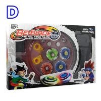 ราคา 4pcsset Beyblades arena stadium Metal Fusion 4D Battle Metal Top Fury Masters launcher grip bey blade child christmas gift toy (12081829757)
