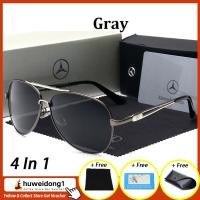 ราคา 100 เดิม 4 In 1 Huweidong1 ใหม่Benz 612 หรูหราแว่นกันแดดผู้ชายP Olarized HD UV400 แว่นกันแดดขับรถขับรถกระจกแว่นตา (3330588550)