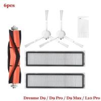 ราคา For XiaoMi Dreame D9 Dreame Bot L10 Pro Trouver Robot LDS Vacuum Mop Finder Main Side Brush Mop Cloth Hepa Filter Spare Parts hot sell Ella Buckle (19657573854)